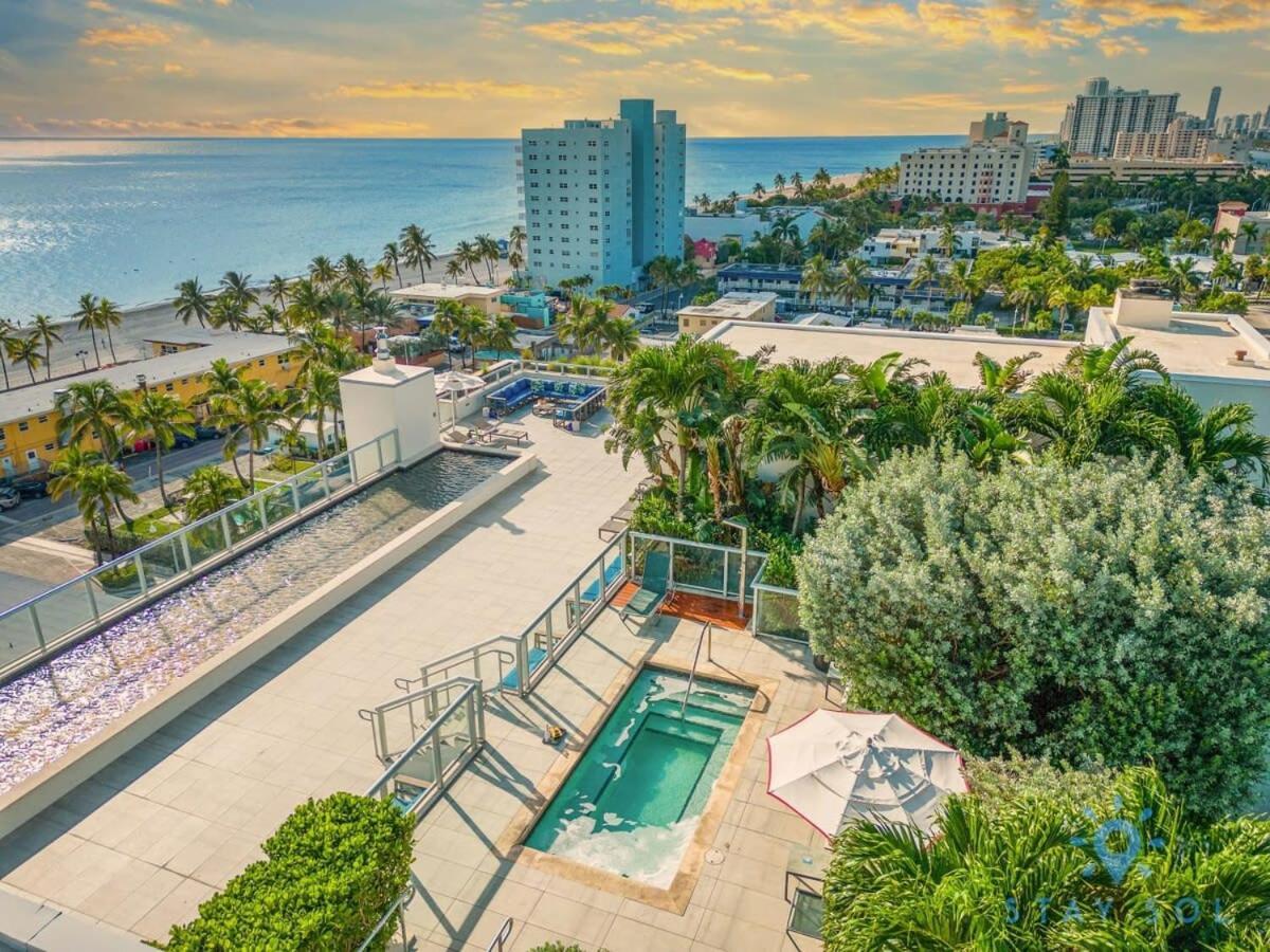 Rooftop Pool - Balcony - Hollywood Beach Broad - Walk Eksteriør billede