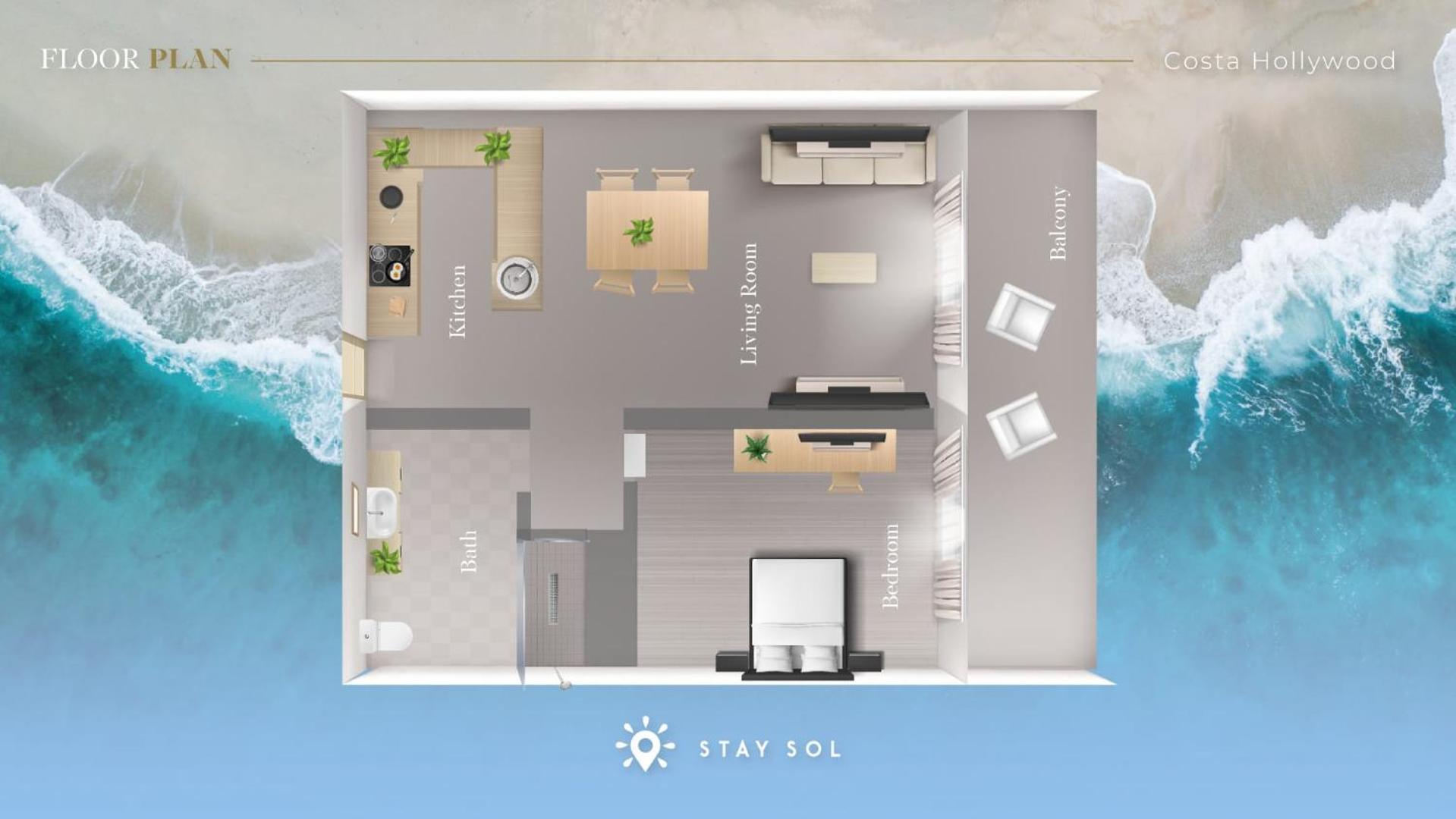 Rooftop Pool - Balcony - Hollywood Beach Broad - Walk Eksteriør billede